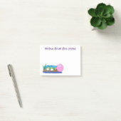 Schattige grappige kikkers cartoon illustratie post-it® notes (Kantoor)