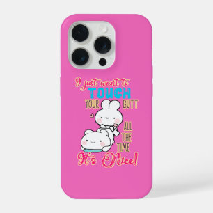Schattige Grappige Konijn Ik Wil Je Achterwerk Net iPhone 15 Pro Case