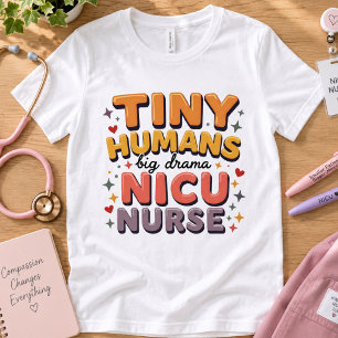 Schattige grappige NICU-verpleegster Tri-Blend Shirt