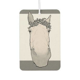 Schattige Grappige Paard Liefhebber Grap Toezicht Luchtverfrisser