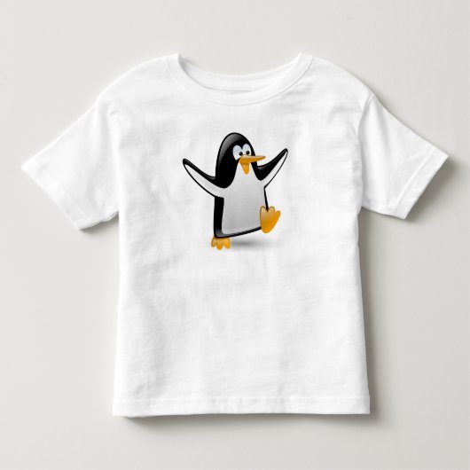 Schattige Grappige Pinguïn Kinder Shirts (Voorkant)