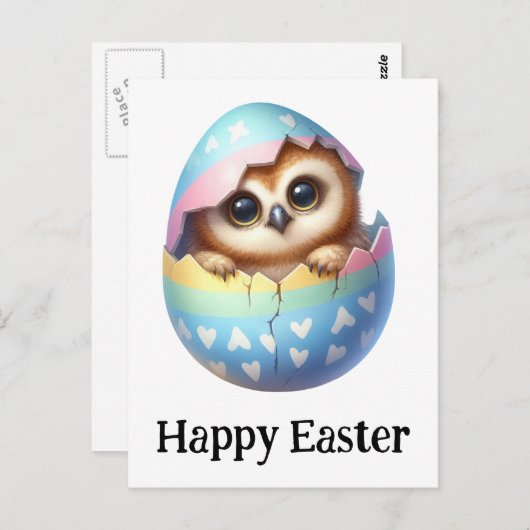 Schattige Grappige Schattigee Paasuil Briefkaart (Voorkant / Achterkant)