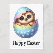 Schattige Grappige Schattigee Paasuil Briefkaart (Voorkant)