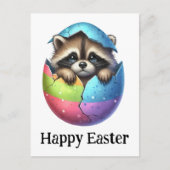 Schattige Grappige Schattigee Paaswasbeer Briefkaart (Voorkant)