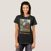 Schattige Grappige Sir Cumference Middeleeuwse Rid T-shirt (Voorkant volledig)