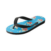 Schattige grappige springende popcorn-cartoon kinder teenslippers (Schuin)