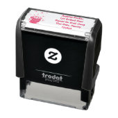 Schattige grappige springende popcorn cartoon zelfinktende stempel (Product)