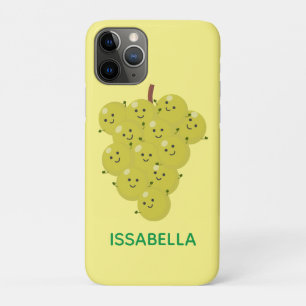 Schattige grappige tros druiven cartoon illustrati Case-Mate iPhone case