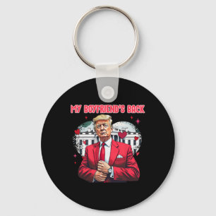 Schattige Grappige Trump Valentijn M'n Vriend's Ck Sleutelhanger