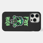 Schattige, grappige zombie iPhone hoesje (Achterkant horizontaal)