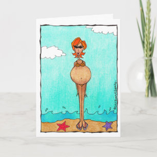 Schattige Grappige Zwangerschap Baby Shower Felici Kaart