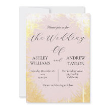 Schattige grasgeel elegante pastel roze bruiloft