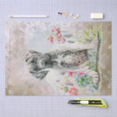Schattige Great Dane Puppy Dog Tissue Papier (Craft)