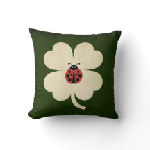 Schattige Green Lucky Ladybug Shamrock