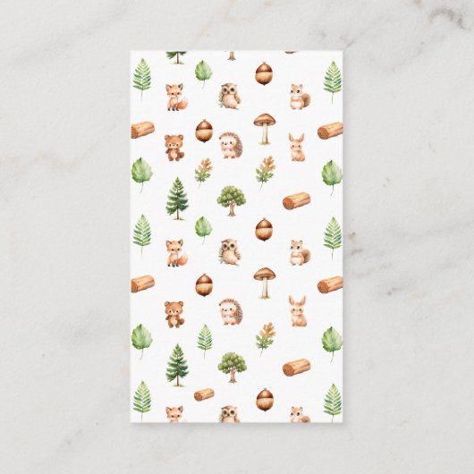 Schattige Green Sage Baby shower Boekaanvraag Informatiekaartje (Achterkant)