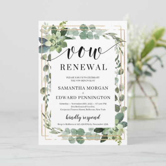 Schattige grienerige sachelvow vernieuwing kaart (Staand voorkant)