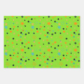 Schattige griezelig leuk Halloween-patroon Inpakpapier Vel (Voorkant 3)