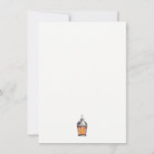 Schattige griezelige Halloween pompoen spinnenweb Notitiekaartje (Achterkant)