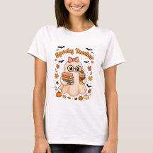 Schattige griezelige leraren Halloween T-shirt Gee