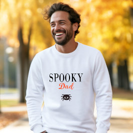 Schattige Griezelige Vader Familie Halloween Spin Trui