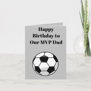 Schattige grijs&Black Sports Happy birthday card v Kaart