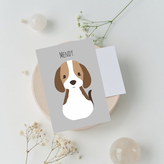 Schattige grijs hondenpatroon luchtverfrisser