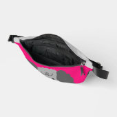 Schattige grijs poedel heet roze Kind Heuptasje (Open)