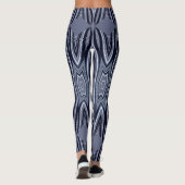 Schattige grijs "Ratti_Creative_Arts" Leggings (Achterkant)