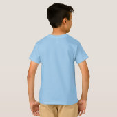 Schattige grijze dekletterende foto op maat t-shirt (Achterkant volledig)