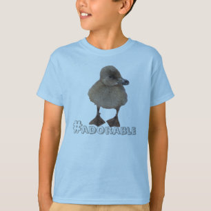 Schattige grijze dekletterende foto op maat t-shirt
