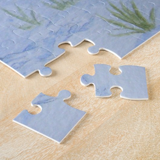 schattige grijze eekhoornsneeuwscène in wild legpuzzel (Zijkant)