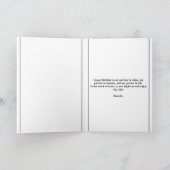 Schattige grijze en witte Trex-echtgenoot 60e verj Kaart (Binnen)