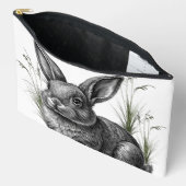Schattige grijze konijn tussen het gras etui (Open)