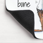 Schattige Griljige Hond Kok Muismat (Hoek)