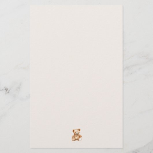 Schattige grillig Beer Flyer (Achterkant)