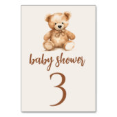 Schattige grillig Beer Kaart (Achterkant)