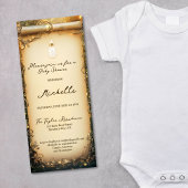 Schattige grillig betoverd bos scroll Baby shower Kaart