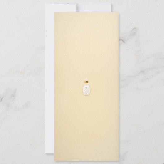 Schattige grillig betoverd bos scroll Baby shower Kaart (Achterkant)