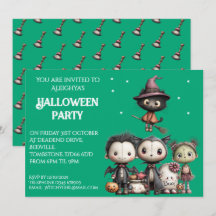 Schattige grillig Halloween feest