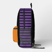 Schattige/grillig Halloween monster Bedrukte Rugzak (Rechts)