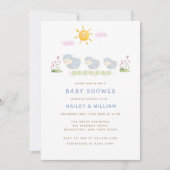 Schattige grillig klein schapenschaap Baby shower Kaart (Voorkant)