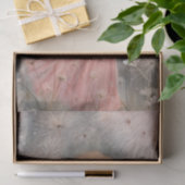 Schattige grillig meisje in pastel roze, paardenbl tissuepapier (Geschenk)