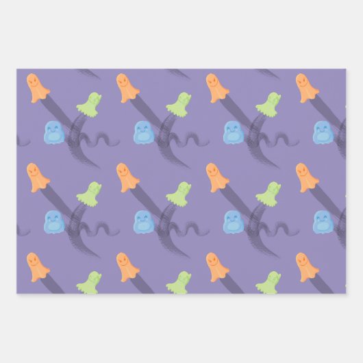 Schattige grillig patroon van Halloween Inpakpapier Vel (Voorkant 2)
