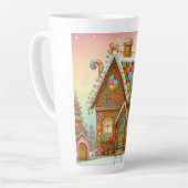 Schattige, grillig peperkoekhuis latte mok (Linkerhoek)