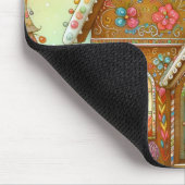 Schattige, grillig peperkoekhuis muismat (Hoek)