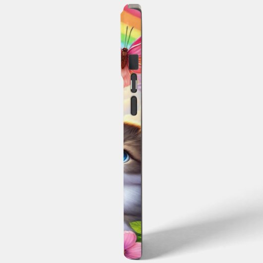 Schattige/grillig puppy/kitten regenboog Case-Mate iPhone case (Achterkant / Links)
