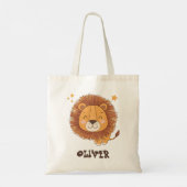 Schattige grillige Leeuw Tote Bag (Achterkant)