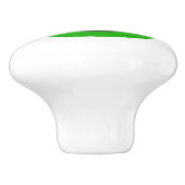 Schattige groen Beer Keramische Knop (Zijkant)