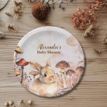 Schattige groen Bosdieren Bosgrond Baby shower Papieren Bordje<br><div class="desc">Introductie van onze Butterfly Mushroom Woodland Natuur Baby shower Papier Borden! Verhoog uw baby shower met het thema bosgrond met onze Butterfly Mushroom Woodland Natuur Baby shower Paper Borden. Deze charmante borden hebben een prachtig ontwerp geïnspireerd op het betoverende bos, versierd met delicate vlinders, grillige paddenstoelen en weelderig groen. Perfect...</div>