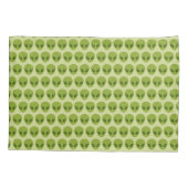 Schattige groen buitenaards koppatroon kussensloop (Achterkant-Links)